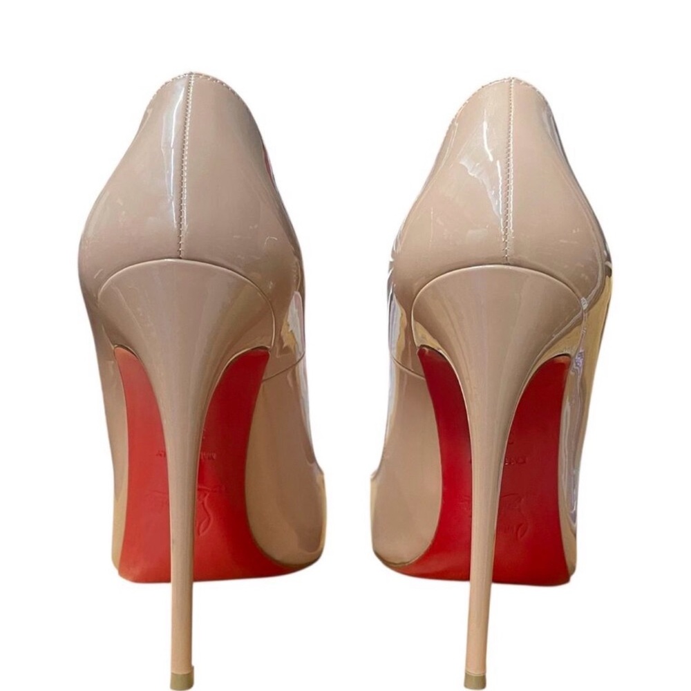 Christian Louboutin 37.5 So Kate 120mm Nude Stiletto Heels - Picture 6 of 10